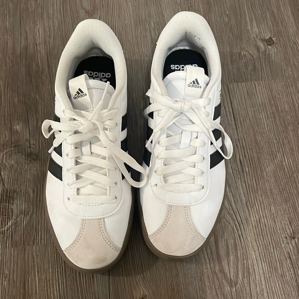 Neutral adidas sneakers. Worn once